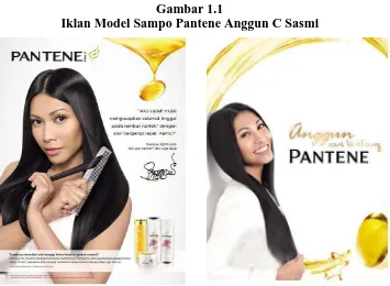 Gambar 1.1 Iklan Model Sampo Pantene Anggun C Sasmi 