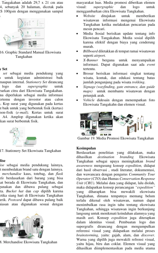 Gambar 16. Graphic Standard Manual Ekowisata  Tangkahan 