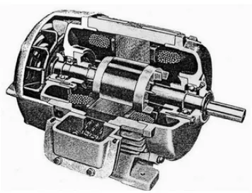 Gambar 2.2 Motor Induski Rotor Sangkar Tupai 
