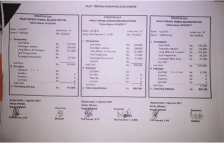 Gambar 10   Slip Gaji 