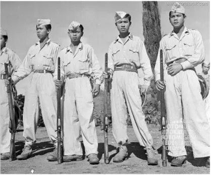 Gambar 1.7 Tentara Indonesia.  