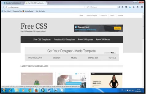 Gambar 3.7 Tampilan download template 