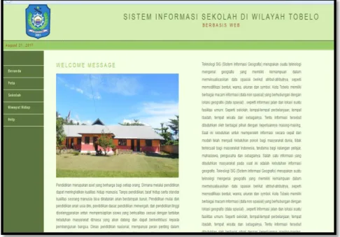 Gambar 4.1 Tampilan Menu Beranda 