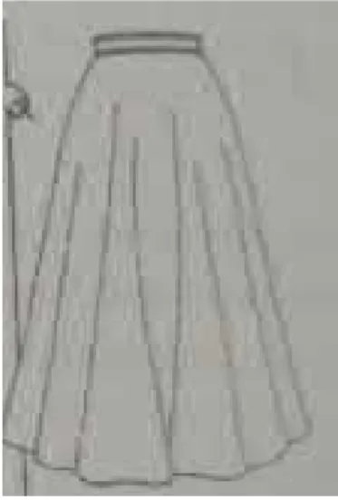 Gambar 2.5 Rok Lingkaran (circular)  (Poespo, 2003: 3) 