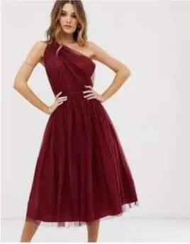 Gambar 2.19 : Desain One Shoulder dress  (https://www.google.com/search?safe=strict&amp;sxsrf) 