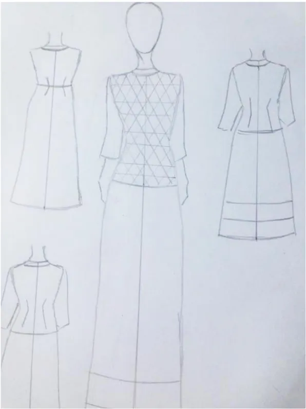 Gambar 17. Desain Sketching Tampak Belakang 