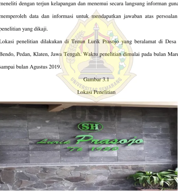 Gambar 3.1  Lokasi Penelitian 