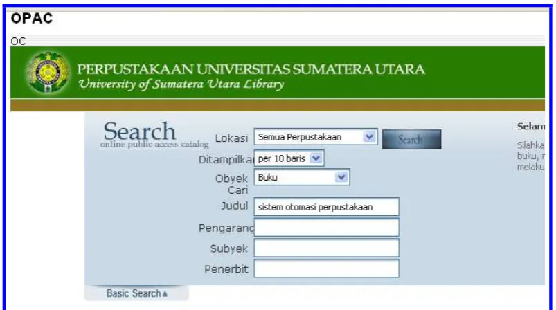 Gambar 4: Pencarian kompleks (advanced search) 