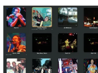 Figure 1-2: The iPhoto Viewer pane, set to full-screen.
