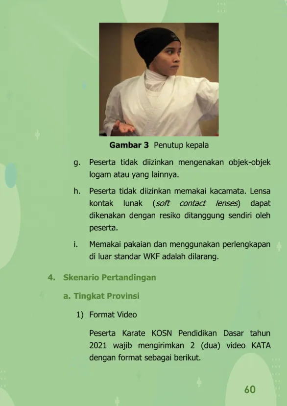 Gambar 3  Penutup kepala 