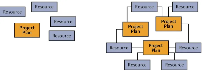 Figure 1-2 Develop and execute single or multiple project plans with Project Standard 2010.
