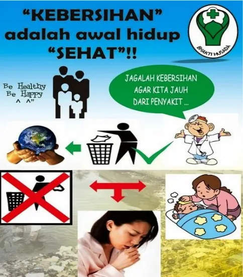 gambar dan huruf diatas kertas berukuran besar. Pengaplikasiannya dengan di tempel