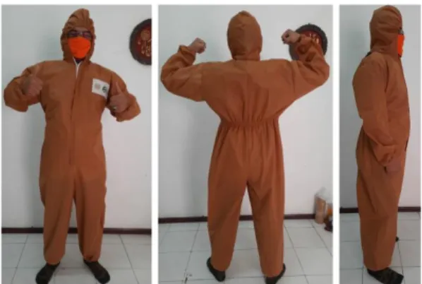 Gambar 1. Desain Baju Hazmat 