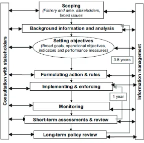 Gambar 12. Diagram Proses Evaluasi dan Adaptasi EAFM (FAO, 2003)