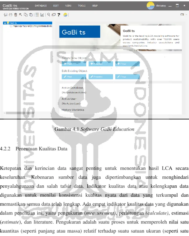 Gambar 4.1 Software GaBi Education 