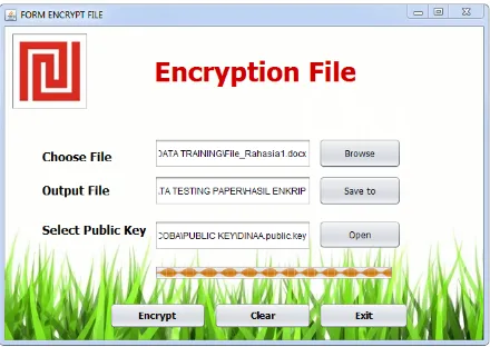 Gambar 4.Gambar 6: Tampilan Form Encryption File
