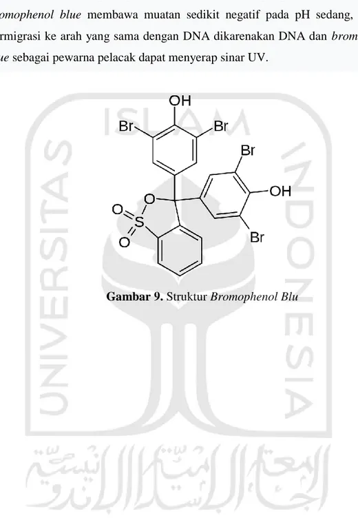 Gambar 9. Struktur Bromophenol Blu