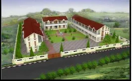 Gambar 2.22. Site Plan Snehadaan Community Care Centre. 