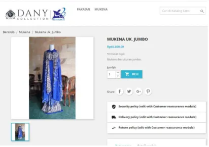 Gambar 6. Keranjang Belanja 