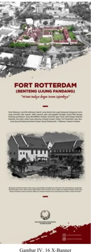 Gambar IV. 16 X-Banner  Sumber: Data Pribadi 