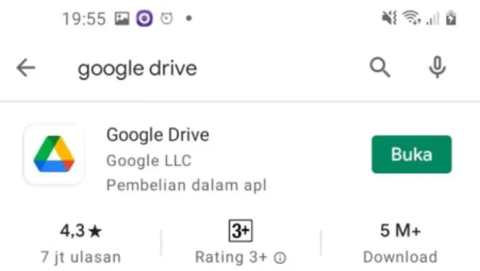 Gambar 11 Download Aplikasi Google Drive 