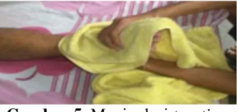 Gambar 4. Manipulasi efflurage 