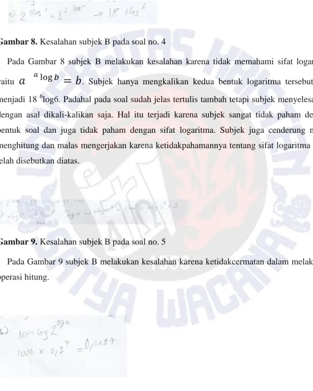 Gambar 7. Kesalahan subjek A pada soal no. 6 