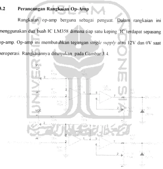 Gambar 3.4. Rangkaian op-amp