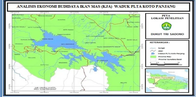 Gambar 1. Peta Lokasi Penelitian  Analisis Data 