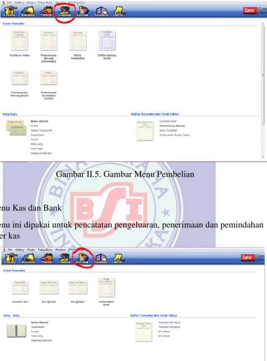 Gambar II.5. Gambar Menu Pembelian 