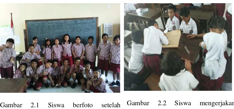 Gambar 2.6 Siswa mengamati media 