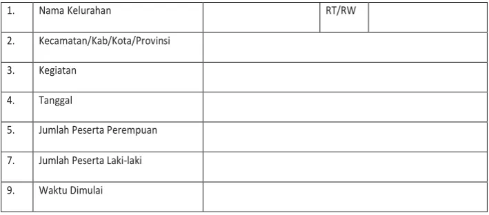 Tabel Visual “Siapa Melakukan Apa” dalam pengoperasian dan pemeliharaan Sarana