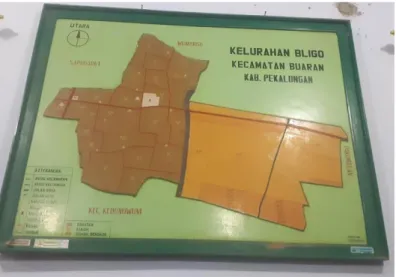 Gambar 4.1 Peta Kelurahan Bligo (sumber: Pemerintah Kelurahan Bligo) 