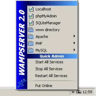 Gambar 2.11 WAMP Server 
