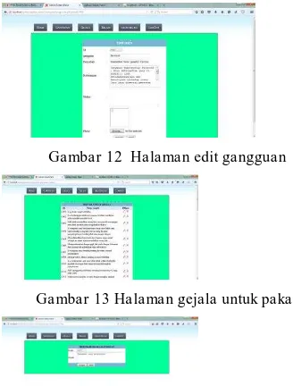 Gambar 12  Halaman edit gangguan 