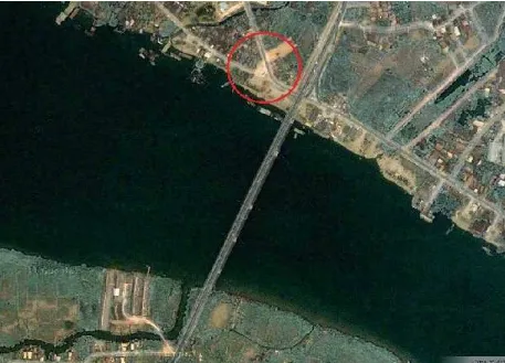 Gambar 2.5 Peta lokasi Proyek Duplikasi Jembatan Air Musi II Palembang