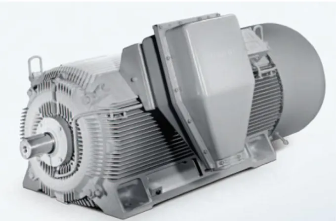 Gambar 2. 13. Motor Induksi Tiga Fasa  (sumber: www.siemens.com, 2015)  2.7.  Desain Sistem Hybrid Menggunakan Software HOMER 