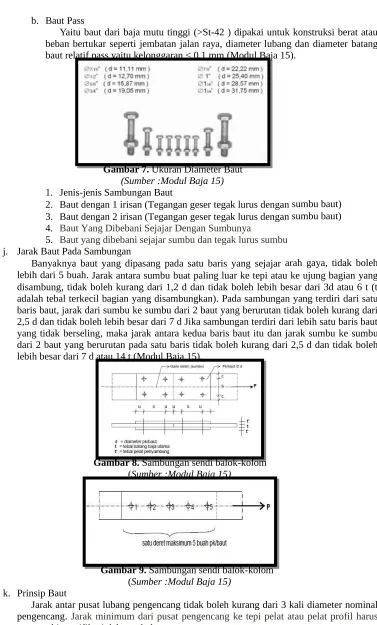 Gambar 7. Ukuran Diameter Baut