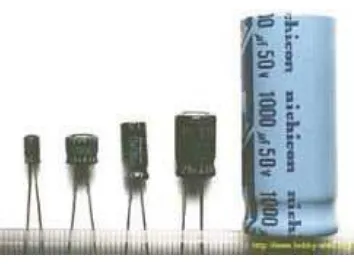 Gambar 7.  Electrolytic Capacitor (ELCO)