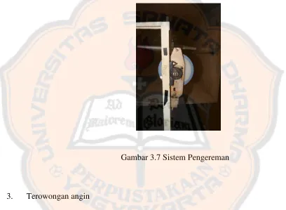 Gambar 3.7 Sistem Pengereman   