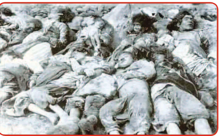 Gambar 1.3 Korban-korban kejahatan genosida.