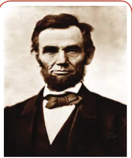 Gambar 3.2 Abraham Lincoln; Presiden Amerika yang ke-16 (1861-1865) terkenal sebagai peletak konsep 