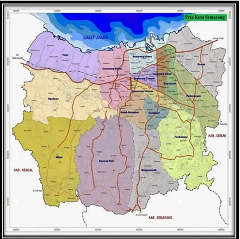 Letak Geografis Kota Semarang - Gambaran Umum