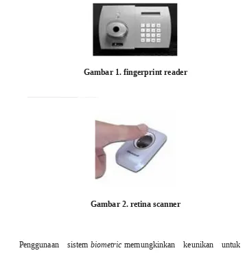Gambar 1. fingerprint reader