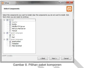 Gambar 9. Dialog pemilihan folder instalasi