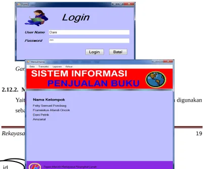 Gambar 2.5. Tampilan Login
