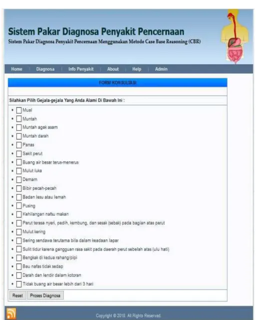 Gambar 4  Halaman Diagnostik 