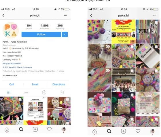 Gambar 1.3   Instagram @Puka_id 