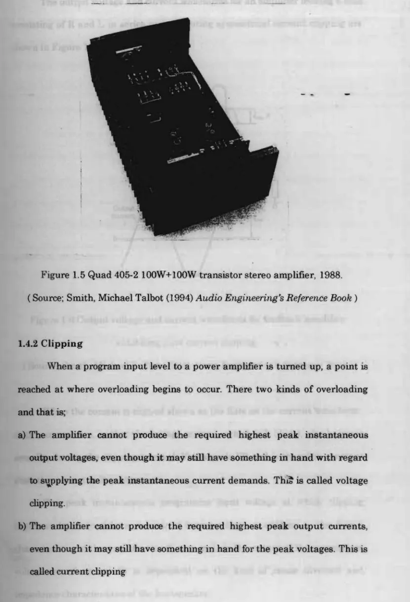 Figure 1.5 Quad 405-2  100W+ lOOW  transistor stereo amplifier,  1988. 