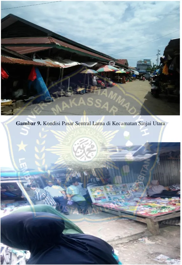 Gambar 9. Kondisi Pasar Sentral Lama di Kecamatan Sinjai Utara 